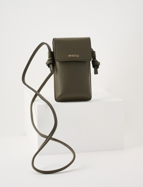 Whistle Phone Crossbody Bag, Olive product photo