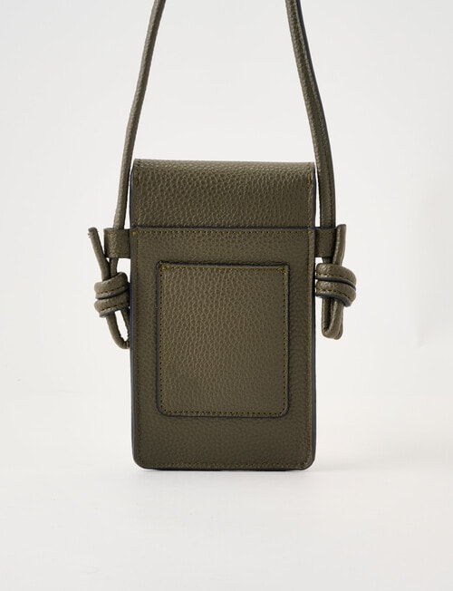 Whistle Phone Crossbody Bag, Olive product photo View 02 L