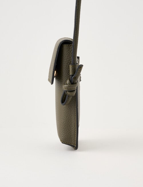 Whistle Phone Crossbody Bag, Olive product photo View 04 L
