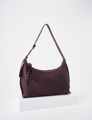 Whistle Weave Crossbody Bag, Cherry Lacquer product photo