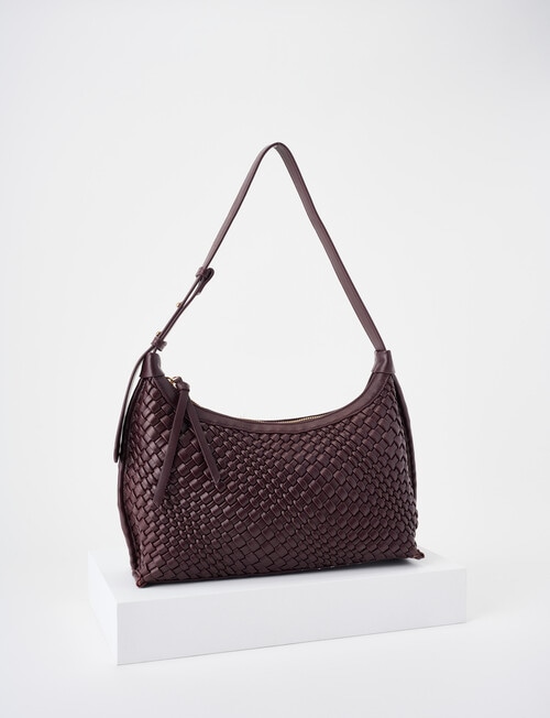 Whistle Weave Crossbody Bag, Cherry Lacquer product photo