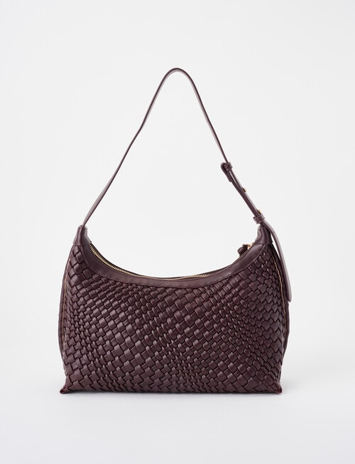 Whistle Weave Crossbody Bag, Cherry Lacquer product photo View 02 L