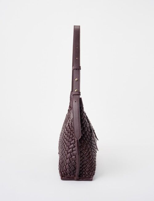 Whistle Weave Crossbody Bag, Cherry Lacquer product photo View 04 L