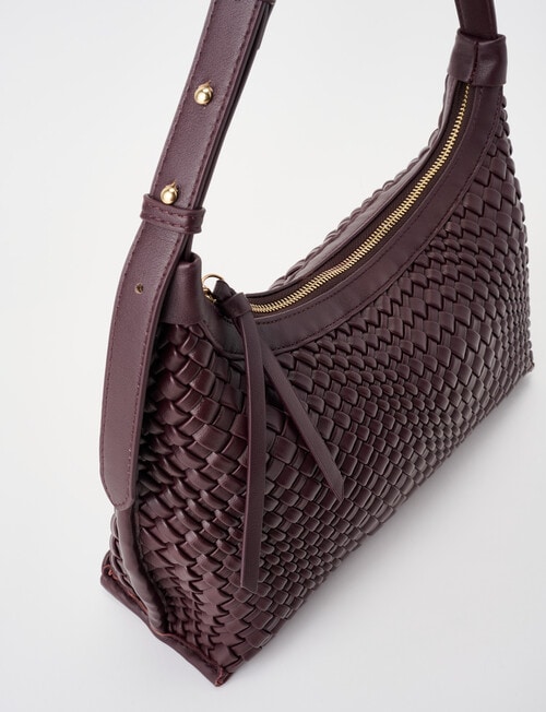 Whistle Weave Crossbody Bag, Cherry Lacquer product photo View 06 L