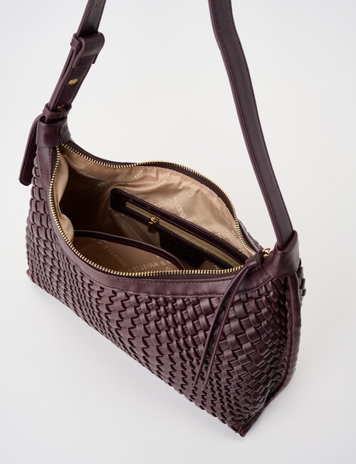 Whistle Weave Crossbody Bag, Cherry Lacquer product photo View 08 L