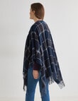 Boston + Bailey Check Wrap, Navy product photo View 02 S
