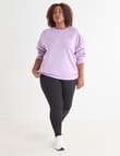 Superfit Curve Premium Crew Sweat, Lavender product photo View 03 S
