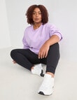 Superfit Curve Premium Crew Sweat, Lavender product photo View 05 S