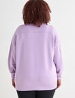 Superfit Curve Premium Crew Sweat, Lavender product photo View 02 S
