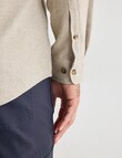 Kauri Trail Glen Long Sleeve Shirt, Stone product photo View 05 S