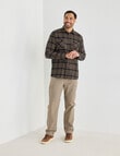 Kauri Trail Rusty Long Sleeve Shirt, Black product photo View 03 S