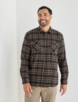 Kauri Trail Rusty Long Sleeve Shirt, Black product photo View 04 S