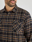 Kauri Trail Rusty Long Sleeve Shirt, Black product photo View 05 S