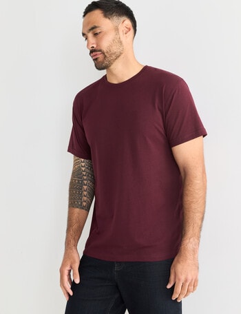Chisel Ultimate Crew Tee, Dark Red product photo
