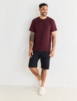 Chisel Ultimate Crew Tee, Dark Red product photo View 03 S
