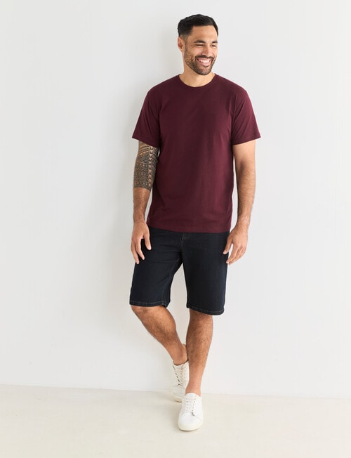 Chisel Ultimate Crew Tee, Dark Red product photo View 03 L