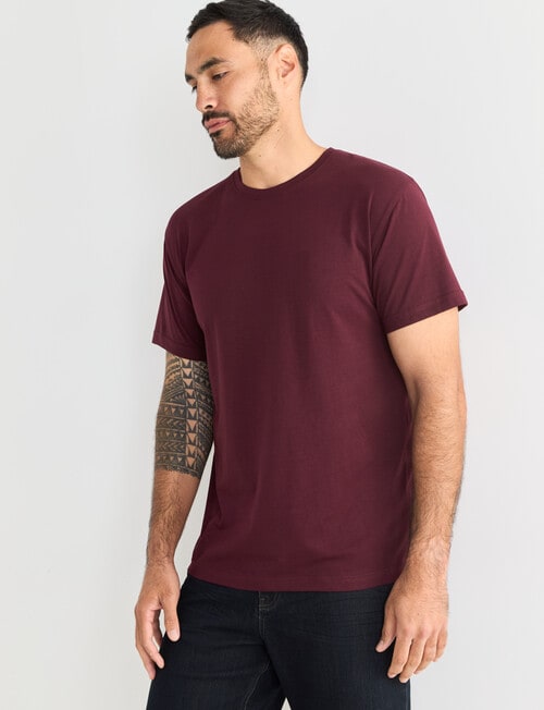 Chisel Ultimate Crew Tee, Dark Red product photo
