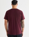 Chisel Ultimate Crew Tee, Dark Red product photo View 02 S