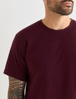 Chisel Ultimate Crew Tee, Dark Red product photo View 04 S