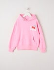 Mac & Ellie Cherry Vibes Pull On Hoodie, Pink Sugar product photo