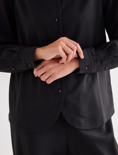 Mineral Quinn Suiting Shirt, Black product photo View 05 L