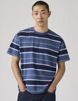 Levis Red Tab Vintage Crew Tee, Pecos Stripe Sunshine product photo