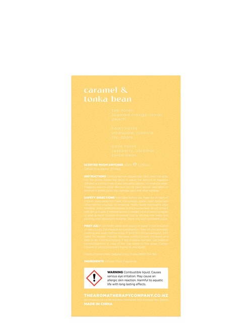 The Aromatherapy Co. Aroma Pure Diffuser, 40ml, Caramel & Tonka Bean product photo View 29 L