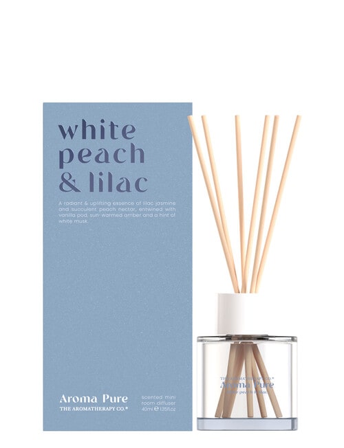 The Aromatherapy Co. Aroma Pure Diffuser, 40ml, White Peach & Lilac product photo