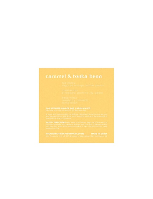 The Aromatherapy Co. Aroma Pure Car Diffuser, Caramel & Tonka Bean product photo View 29 L
