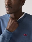 Levis The Original HM Crew Sweat, Mid Indigo product photo View 02 S