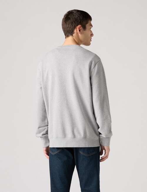 Levis The Original HM Crew Sweat, Grey Heather product photo View 02 L