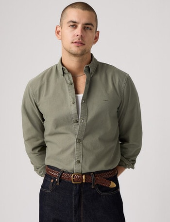 Levis Authentic Button Down Shirt, Mulled Basil product photo