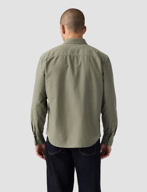 Levis Authentic Button Down Shirt, Olive product photo View 02 L