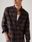 Levis Authentic Button Down Shirt, Choc Plaid product photo View 03 S