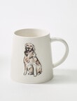 Bosa Companion Dog Mug , 410ml, White product photo