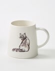 Bosa Companion Cat Mug, 410ml, White product photo