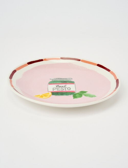 Porto Valentina Side Plate, 20cm, Pesto product photo View 02 L