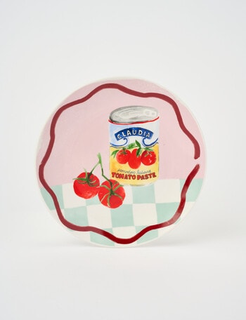 Porto Valentina Side Plate, 20cm, Tomato product photo