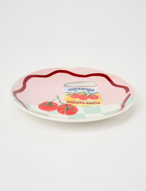 Porto Valentina Side Plate, 20cm, Tomato product photo View 02 L