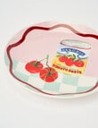 Porto Valentina Side Plate, 20cm, Tomato product photo View 03 S
