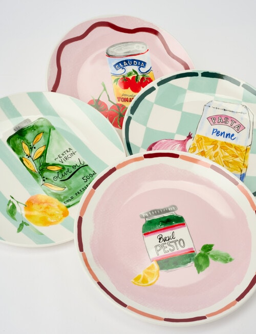 Porto Valentina Side Plate, 20cm, Penne product photo View 04 L