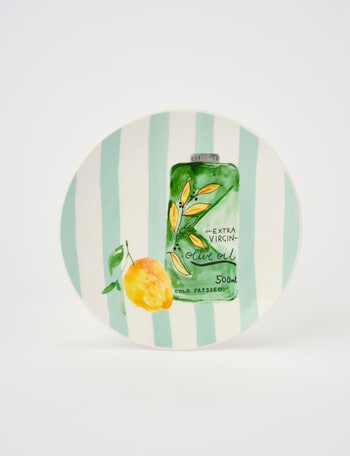 Porto Valentina Side Plate, 20cm, Olive Oil product photo