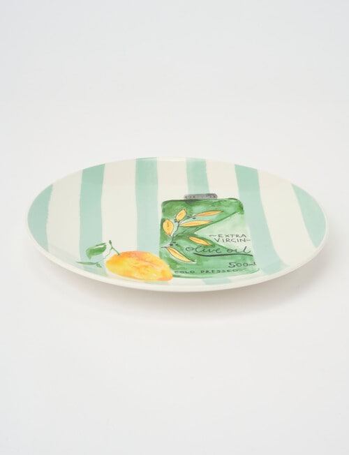 Porto Valentina Side Plate, 20cm, Olive Oil product photo View 02 L