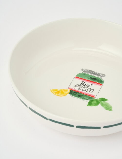 Porto Valentina Dinner Bowl, 21.5cm, Pesto product photo View 03 L