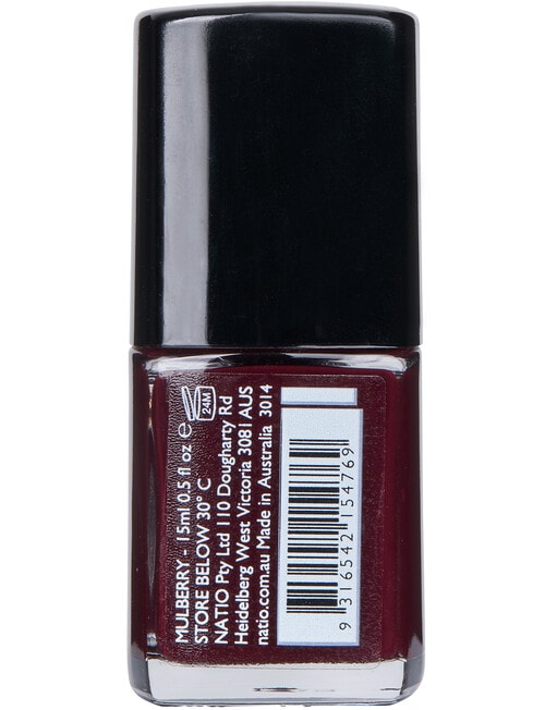 Natio Nail Colour, Mulberry product photo View 02 L