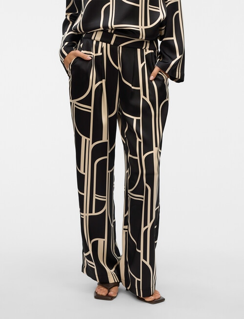 Vero Moda Hadley Pant, Black Print product photo