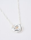 Whistle Ring Necklace, Silver Tone product photo View 02 S