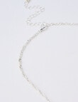Whistle Ring Necklace, Silver Tone product photo View 03 S
