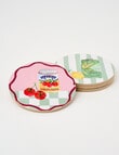 Porto Valentina Round Coasters, Set of 4, 10cm product photo View 03 S