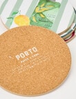 Porto Valentina Round Coasters, Set of 4, 10cm product photo View 04 S